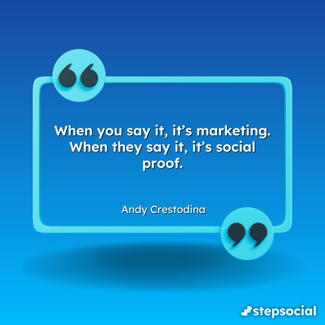 👥 Harness the power of social proof to build credibility for your brand. We can help you leverage customer testimonials and reviews to enhance your reputation and trustworthiness. Let us turn your customers into brand advocates! 🚀

Contact us!

#brandcredibility #socialproof