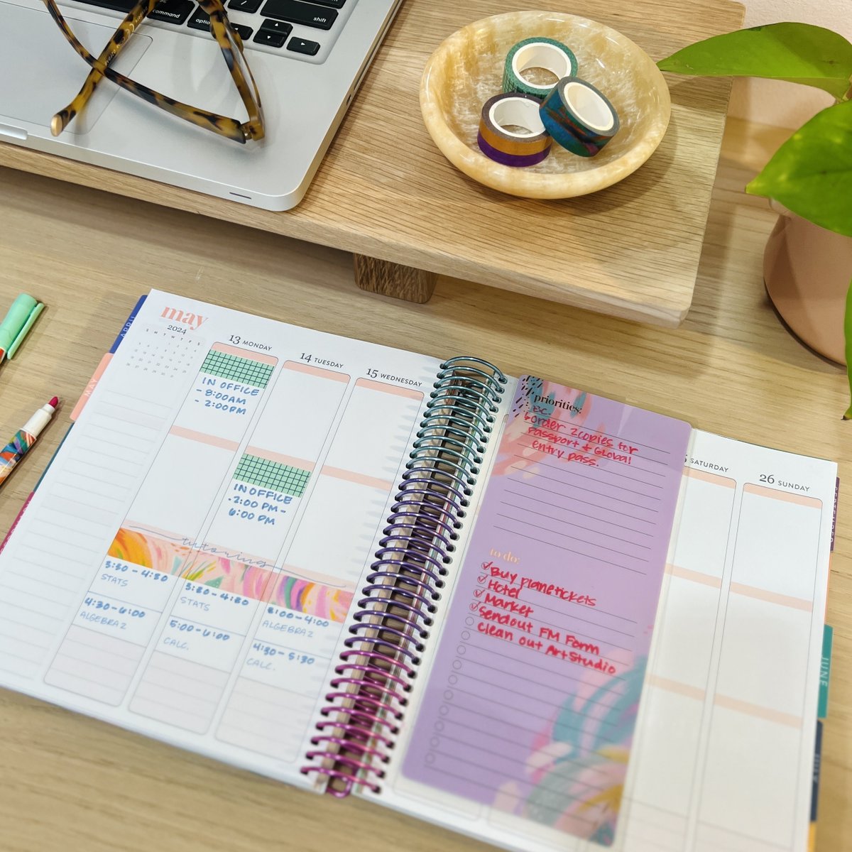 POV: your planner not only organizes your life, but inspires you to be your best self 💞  Remember that midyear planners start July 1, so be sure to personalize &amp; accessorize yours soon! bit.ly/3MMzxU9 #planners #planning #timemanagement