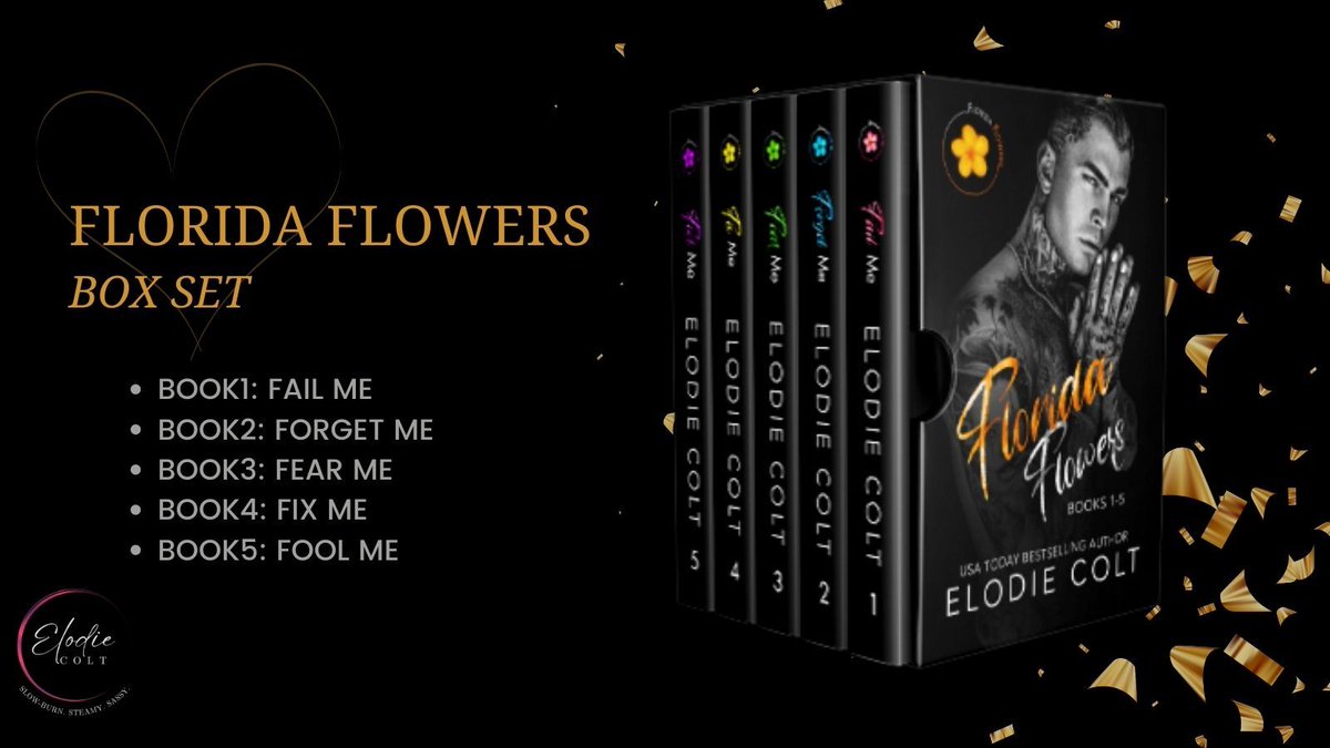 All 5 books in the Florida Flowers series are now available in one box set! 📚💛 Get it on Amazon + free in KU! ➡️ mybook.to/floridaflowers…
#bookseries #kindleromancereads #kindleunlimitedbooks #boxset #readromance