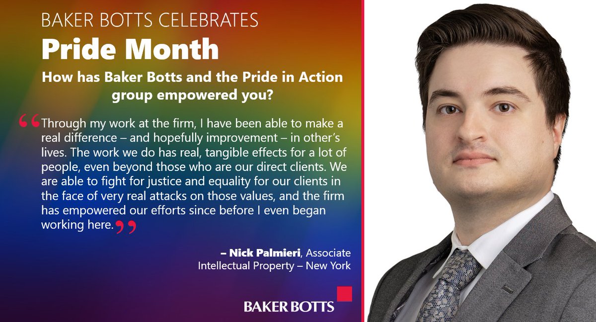 Baker Botts on Twitter "In line with this year’s PrideMonth theme