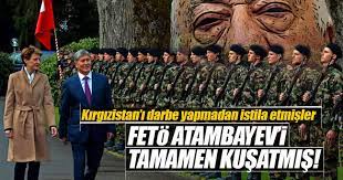Çok çok önemli..

Cumhurbaşkanı Erdoğan uyarmıştı...
Ama gerekeni yapmadılar..
Kırgızistan terör örgütü FETÖ gerçeği ile tanıştı..

Bu topraklarda amasız, fakatsız...
FETÖ TEMİZLİĞİ  SÜR-ME-Lİ!..

Adını bir kez daha koyalım ki FETÖ bir terör örgütüdür.
Her kim FETÖ'ya karşı