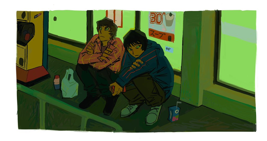 重画了去年的画