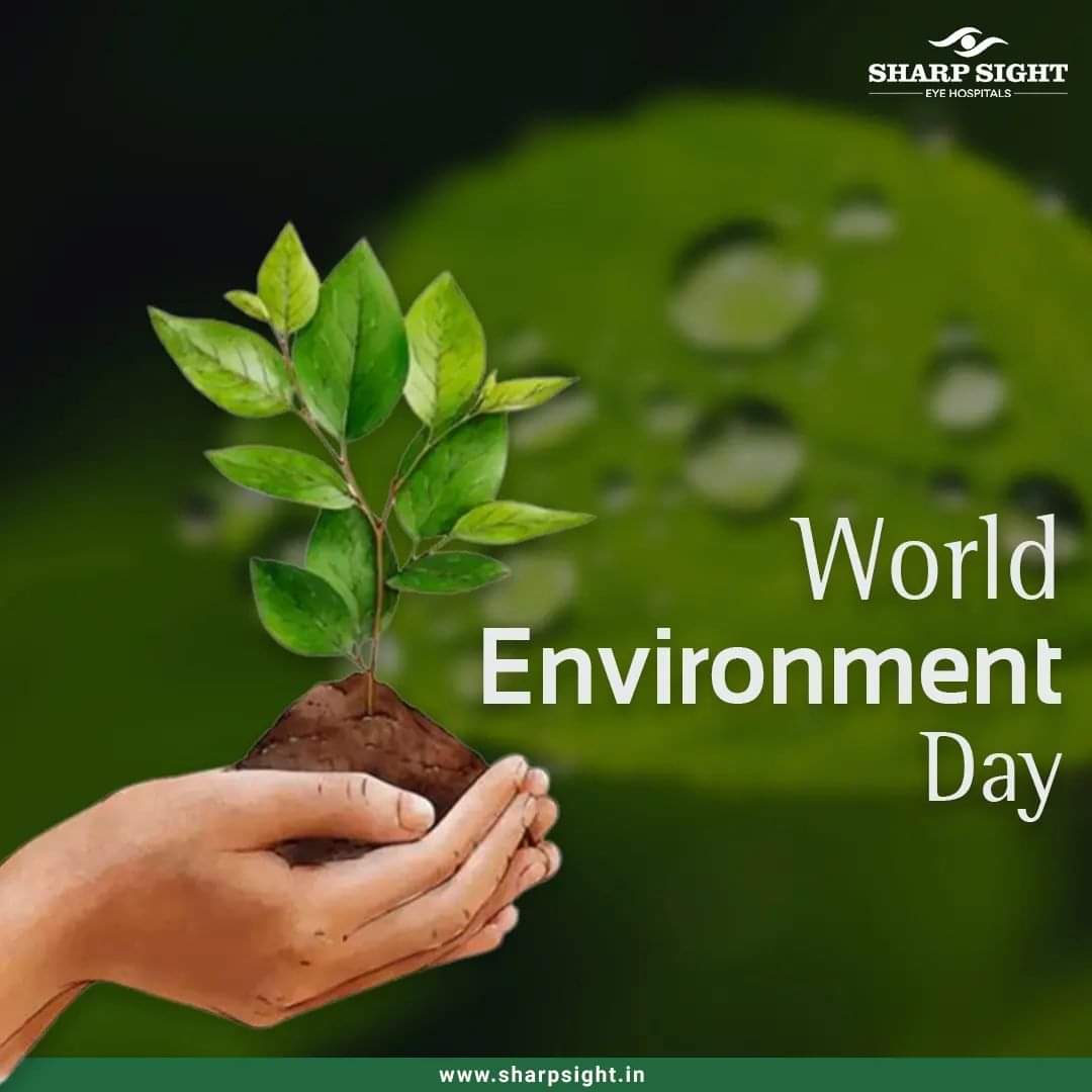 We cannot re-generate a new environment, but can save it! This environmental day takes a pledge to save our mother together. 🪴🌾☘
Aao Accha Dekhein!
@imranrezaansari 
#EnvironmentalDay #Environment #5june #eyes #eyecare #eyehospitals #sharpsight #aaoacchadekhein
