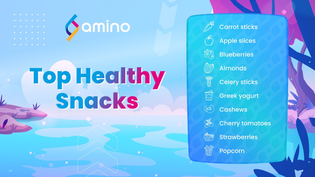🍎 What are some of your go-to healthy snacks??

🥕 Fuel your body with nutritious snacks that keep you energized throughout the day.