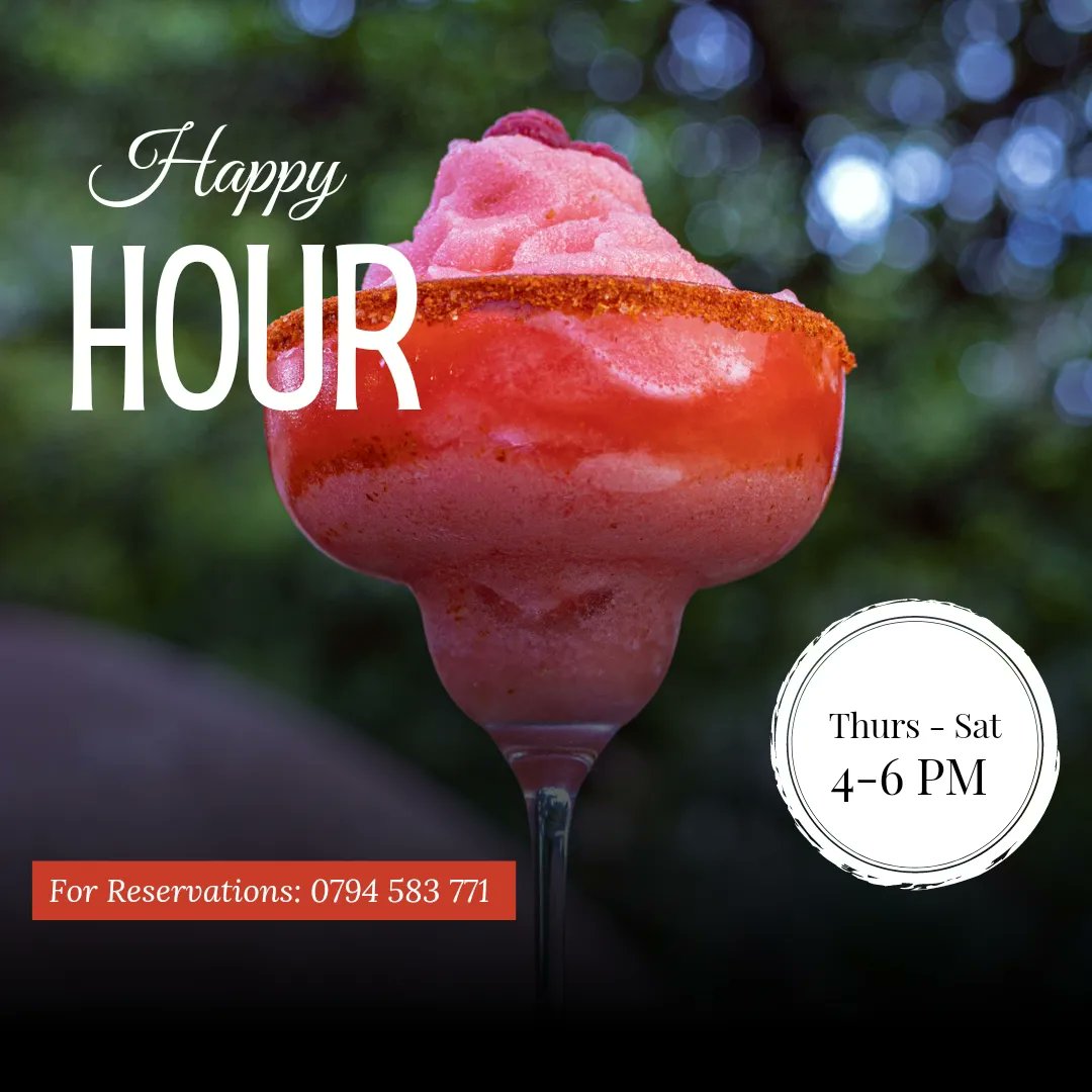 JNM_8's tweet photo. ° Thursdays to Saturdays (4.00 PM to 6.00 PM) - Sip on our refreshing classic cocktails and mocktails where you buy one drink and get another one FREE 🍹🍸
#NaboBistro #NabosBest #Breakfast #Lunch #Dinner #RestaurantsInNairobi #Foodie #Delicious #Ambience #Grill #GrillMenu #BBQ https://t.co/Oy4Xcwp2Kg