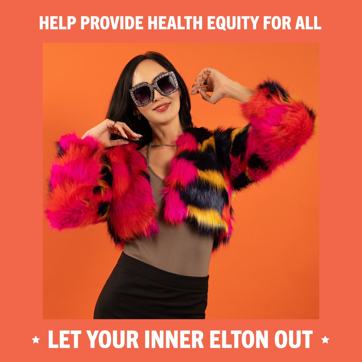 We all deserve equal access to healthcare and together we can make it a reality. Join me in supporting the Elton John AIDS Foundation and let your #InnerElton out. Share your photo and don’t forget to tag @ejaf