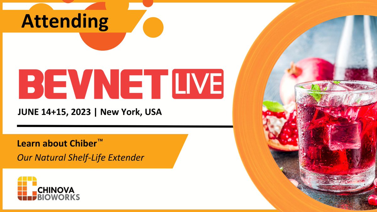 ChinovaB's tweet image. We&apos;re excited to attend @BevNET Live, where industry leaders gather to showcase the latest beverage innovations. Connect with us to learn how our natural shelf-life extender and new clean-label fining agent can enrich your beverages.
#bevnet #beverageindustry #innovation