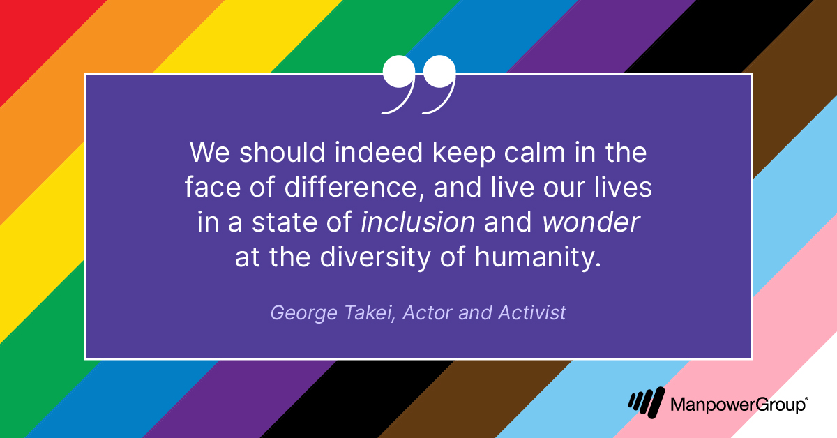 ManpowerIL's tweet photo. "We believe in the power of human potential – regardless of sexual orientation or gender.  

#acceptance, #respect, #diversity, #equity, #inclusion, and #belonging: #ManpowerGroupPride #Pride2023 #DEIB " https://t.co/l5qPiTwHl8