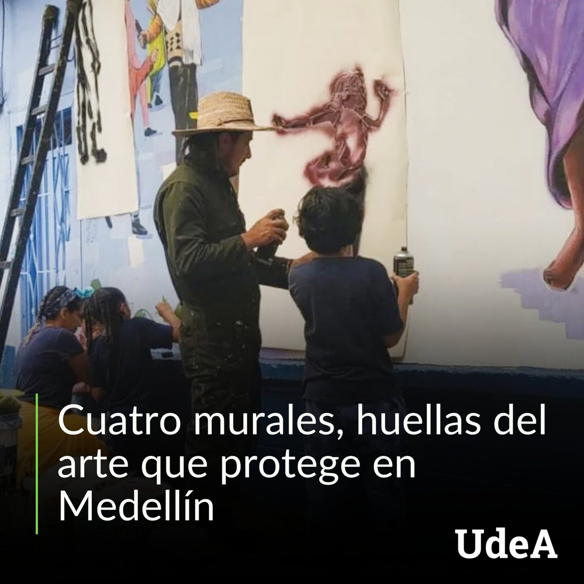 🥰 «Arte que protege», un proyecto que analiza el papel de las iniciativas artísticas y culturales desarrolladas por organizaciones de #Medellín y que son huellas de resistencia en lugares afectados por el conflicto urbano. 😉Detalles en #UdeANoticias 👉 bit.ly/ArProUdeA