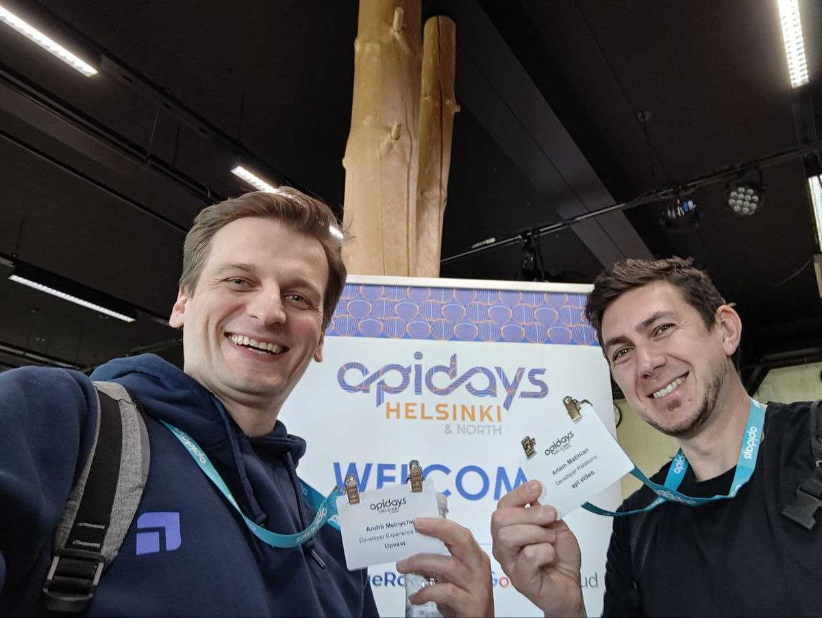 Currently @ApidaysHelsinki with <a href="/upvest/">Upvest</a> to attend great conferences and exchange about API Ecosystems 🚀

Don't hesitate to reach out if your are attending too!
#api #apidays