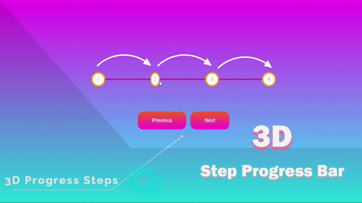 jscommand's tweet image. Multi Step bar With Progress bar Using HTML, CSS &amp;amp; JavaScript

#developer #programmer #webdeveloper #webdevelopment #javascriptdeveloper

Watch Video = youtu.be/rQjjykTYowg
