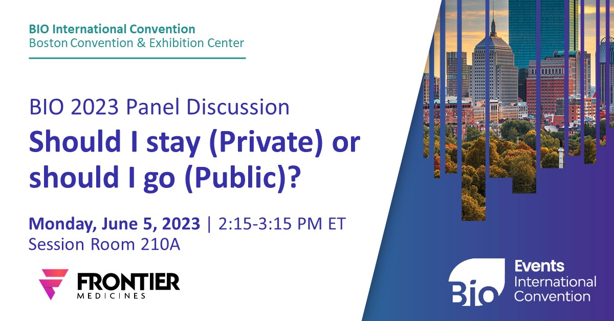 Are you at #BIO2023? Will the IPO market return? Join our CEO, Chris Varma, and leading experts in the field, as they discuss the current biotech financial climate. This afternoon at 2:15 p.m. ET Room 210A #standupforscience