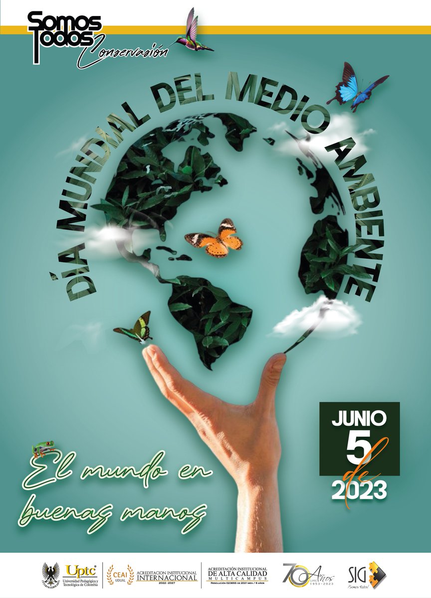 UPTCoficial's tweet photo. 🌳 El #DíaDelMedioAmbiente es un recordatorio de que todos tenemos la responsabilidad de cuidar nuestro hogar común. 
Juntos, podemos marcar la diferencia y construir un mundo más sostenible y equilibrado para todos 💛🖤🍃🌿 

#FelizLunes https://t.co/KpZHZX63fP