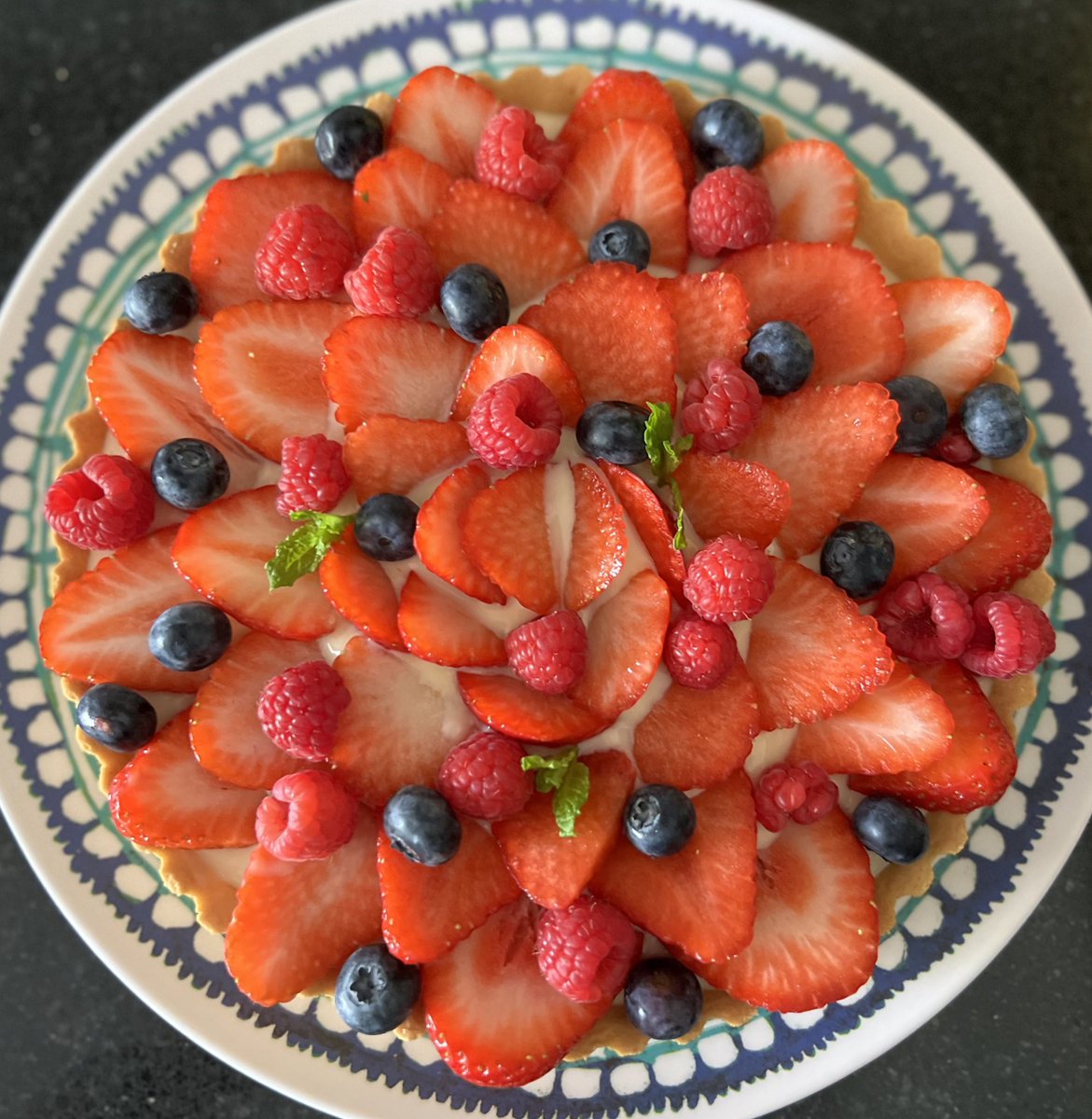 The perfect summertime desert, French Strawberry Tart 🥰

#homemade #fresh #familyfun #fruit #strawberry