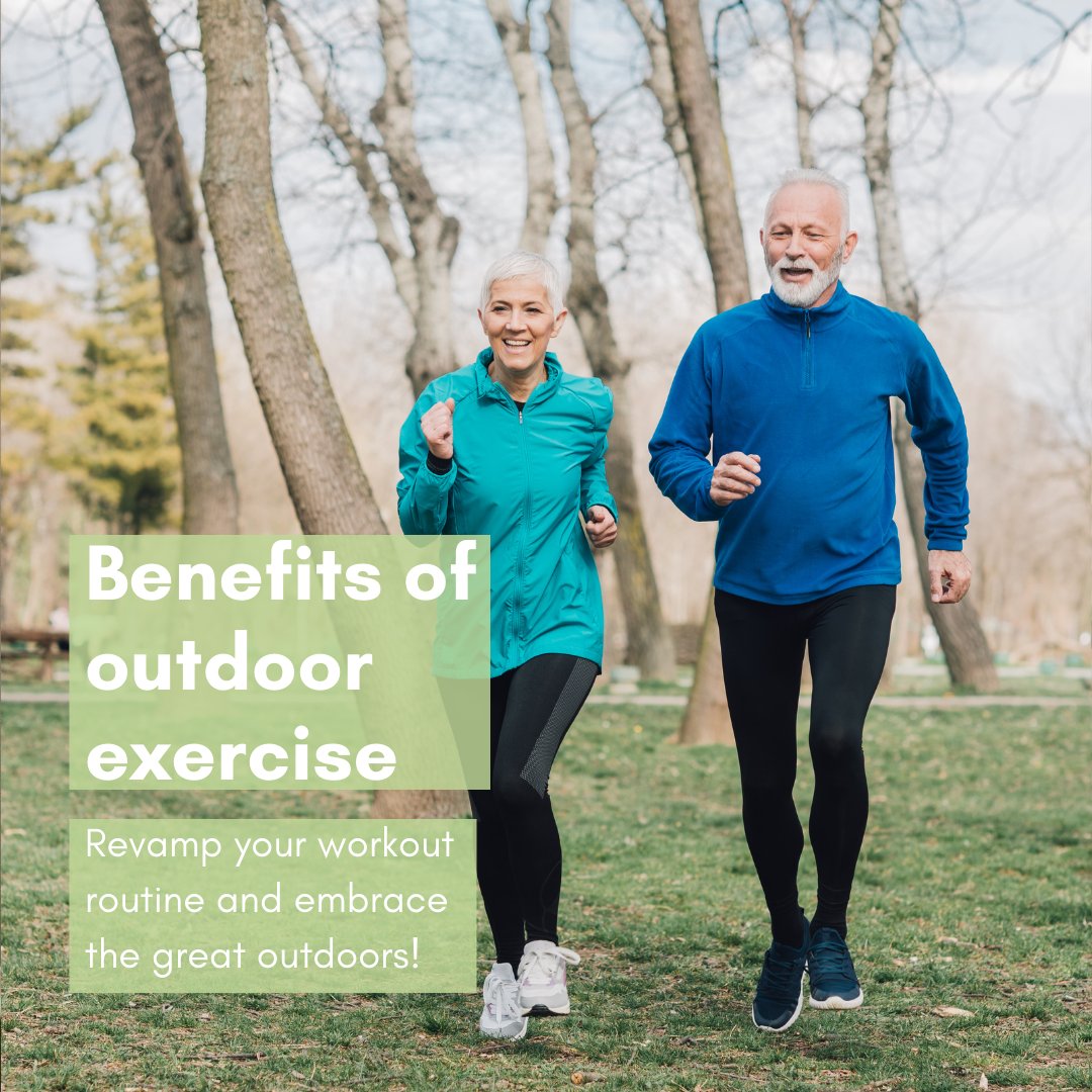 Get a fresh start to your workout routine with outdoor exercise! Boost your mood, reduce stress, and improve your mental health. Try different workout options and soak up some vitamin D for strong bones and a healthy immune system. #OAO #SpringWellness