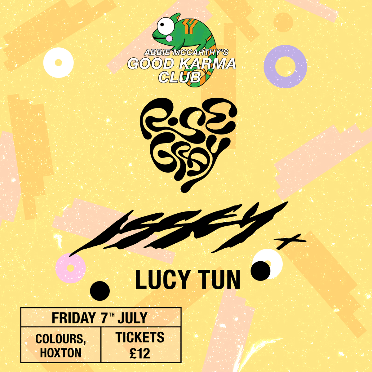 gigsandtours's tweet photo. Another stellar night lined up with @AbbieAbbiemac and the @goodkarma_club in LONDON this July!
Featuring @rosegray_, @isseycross and #LucyTun 🦎
Snap up tickets via https://t.co/VTGcruZLam https://t.co/3SEA1wEu1q