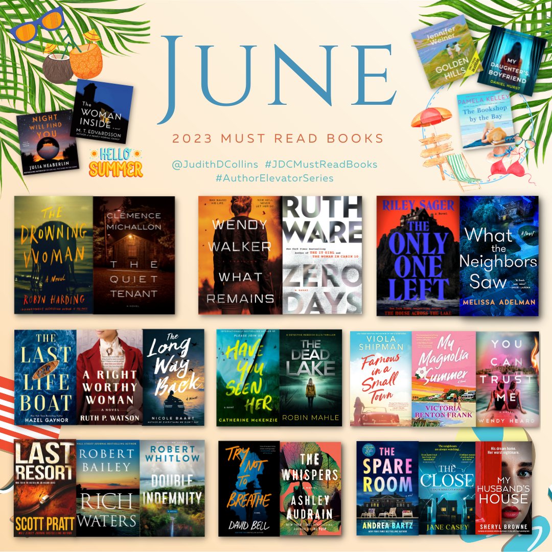 #JDCMustReadBooks 📚Coming June 2023! June Newsletter bit.ly/June2023BookNe…
🔗 bio 'The Best New Books to Get Your Summer Started!' 🏖 #summerreading #june2023books