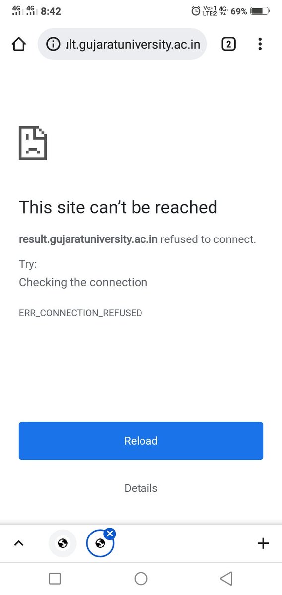 heeeeer02's tweet photo. Can't see results for BCom Sem 6!
Why refusing to connect😭? @gujuni1949
#connection #connectionreset #gujaratuniversity #error https://t.co/9dL9YhBVSy