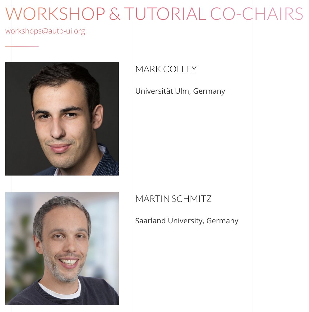 Still have 10 days to prepare your 📢Workshop &amp; Tutorial📢 submission to #AutoUI2023 Our Workshop &amp; Tutorial Chairs are waiting for your proposals.
auto-ui.org/23/authors/wor…