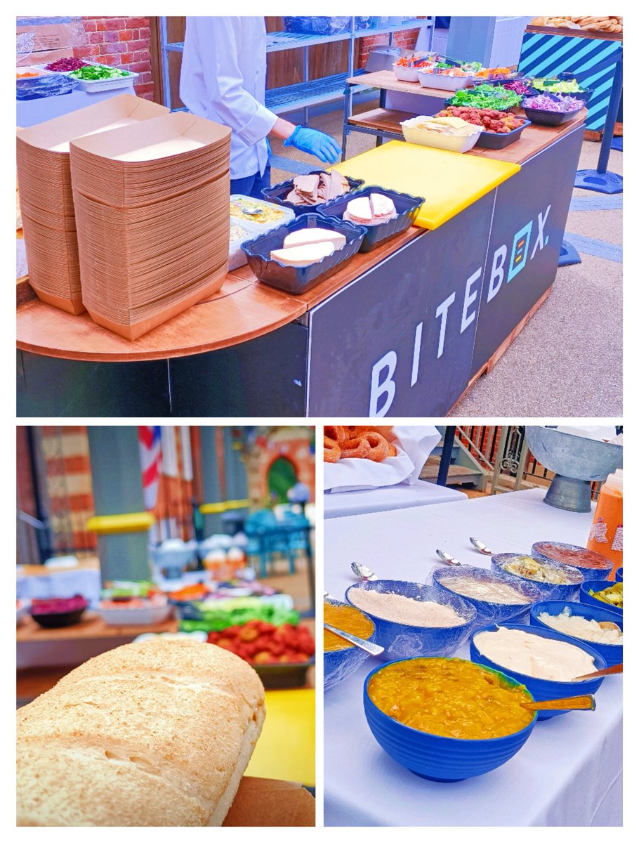 Grab and go offer @ Wellington College today while the V &amp; A is being remodeled. 

Subway Sandwiches with glazed doughnuts to finish 😋

Great team effort for our first day

<a href="/ChefEdwards68/">Chef Edwards@Welly</a> <a href="/TimFurn/">Tim Furnival</a> <a href="/AndrewRidout64/">Andrew Ridout</a> <a href="/IndiesSodexo/">IndependentsBySodexo</a>