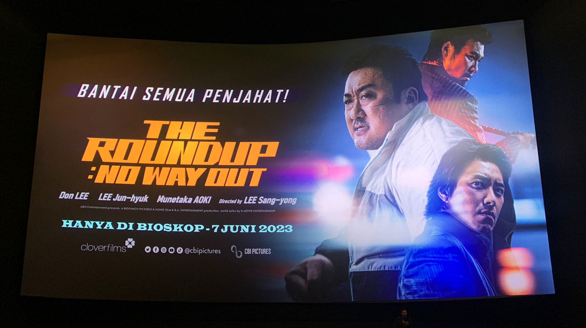 Seri ketiga dari The  Roundup masih tampil prima tanpa kehilangan energinya 🔥 Penuturan ceritanya anti bertele-tele dan punya intensitas aksi yang padat. Selingan jokesnya pun cukup berhasil memberikan rasa segar dalam No Way Out.

Don Lee siap menghajar bioskop mulai Juni 2023