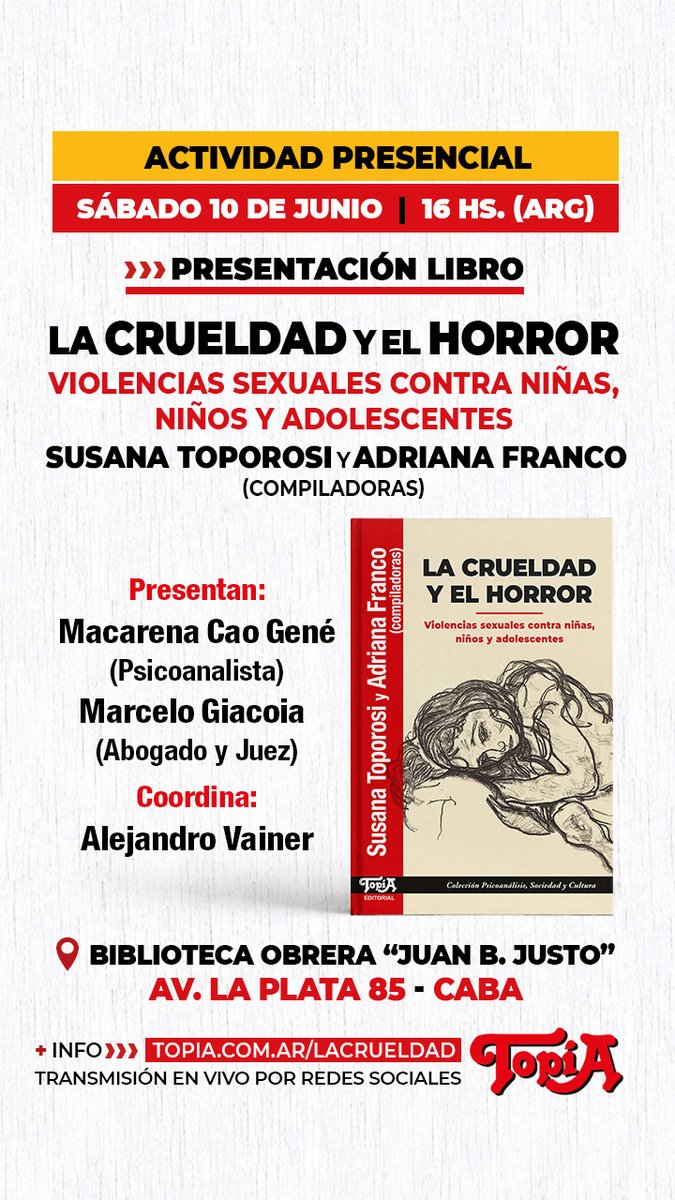 Revista Topía tweet media