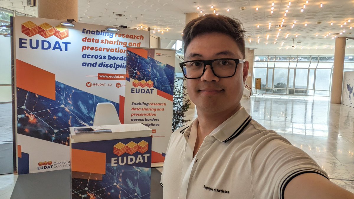 If you're at the #TNC23, come say hi & let's talk how #EUDAT can support your #research community in their #researchdata management (#RDM) needs. If you're an #NREN, come to the EUDAT, @GEANTnews @RDA_Europe session 'NRENs in #OpenScience' Tuesday at 8:30am in Underground B.