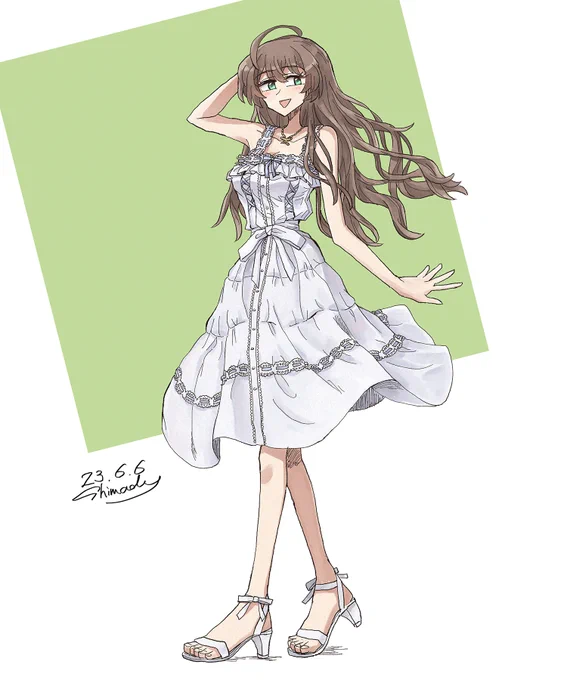 今さらながらピュアワンピースを歌織さんに着せたかったの団。