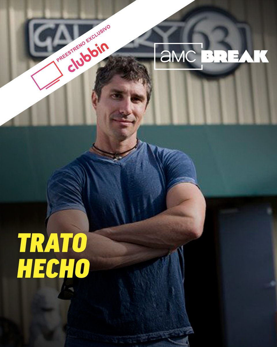 AMCBreakES's tweet image. ¿Lunes duro? Aquí sabemos cómo puedes mejorarlo. Haz clic y disfruta del estreno de la nueva temporada de #TratoHecho por ser de #clubbin, el club de AMC Break 👉🏼 bit.ly/43FWn6K