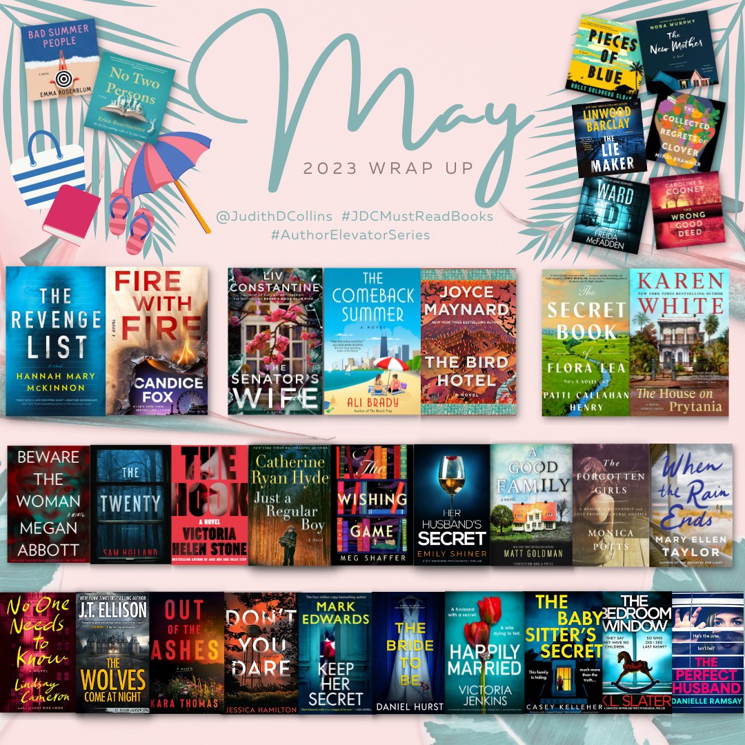 bit.ly/May2023NewsJDC May Wrap UP!  May was an excellent month for reading, with 34 books read that were released in May. Check out the list and the fun #AuthorElevatorSeries Interview #jdcmustreadbooks