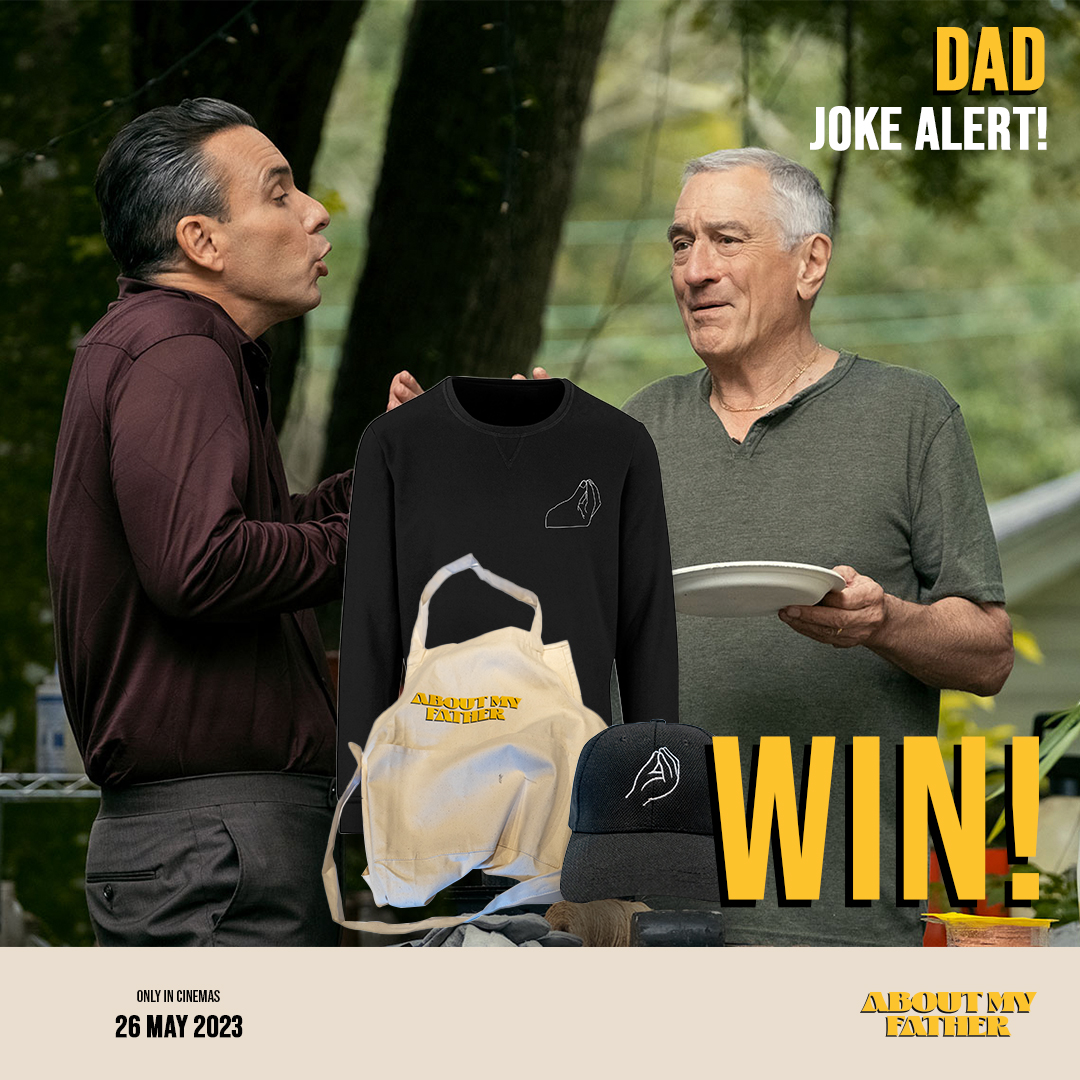 Let's embrace the humour in fatherhood with #AboutMyFather.  

Share your dad's funniest joke and stand the chance to win a limited edition #AboutMyFather movie merchandise hamper. 🎉🌟

#AboutMyFather starring Robert De Niro is now showing in cinemas.