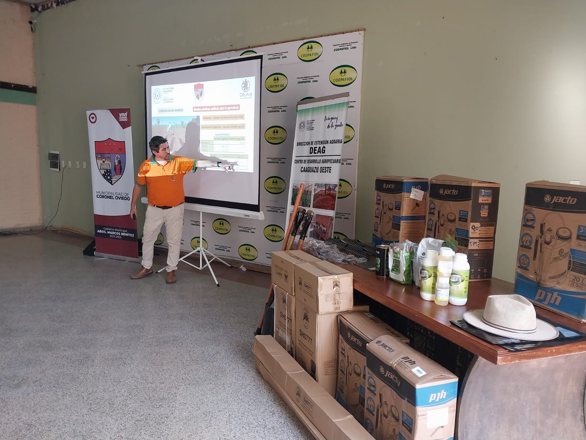magparaguay's tweet photo. Lanzamiento del proyecto cultivo de papa en Coronel Oviedo. Gestión MAG-DEAG,Municipalidad de Coronel Oviedo y la @GobCaaguazu. Se entregaron aportes por 100 millones de Gs (60 familias beneficiadas) para adquisición de semillas certificadas 🥔🥔🥔 #Caaguazú #MAG https://t.co/HO9k19wQcD