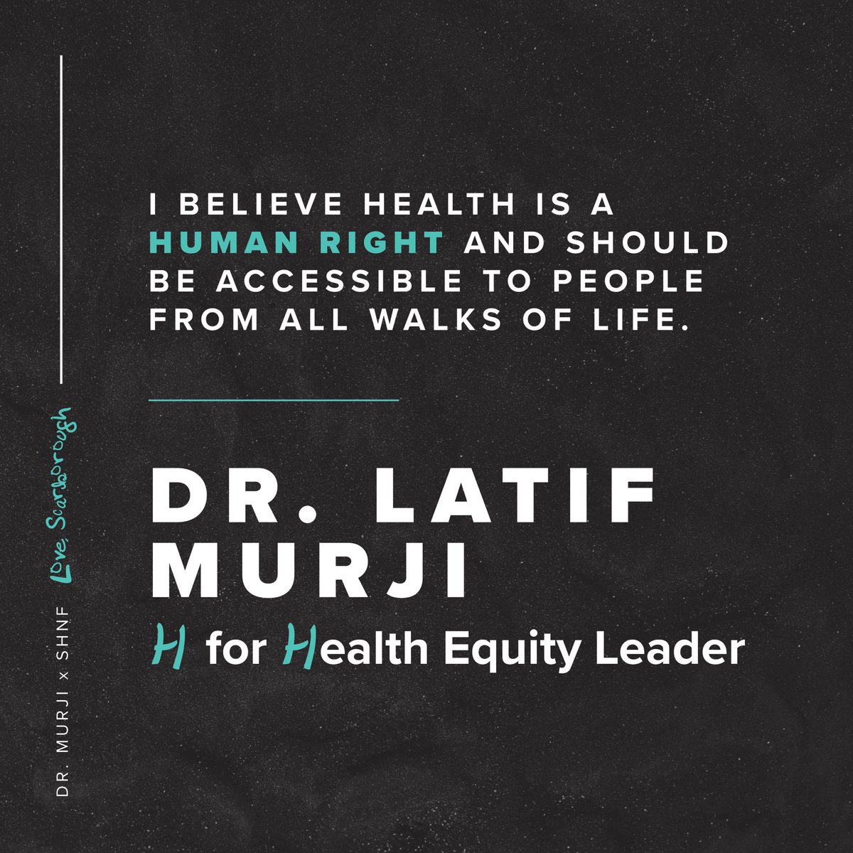 Meet Dr. Latif Murji, an inspiring representative of our #LoveScarborough campaign. Born and raised in Scarborough, Dr. Murji is a family and ER Physician here at Scarborough Health Network.