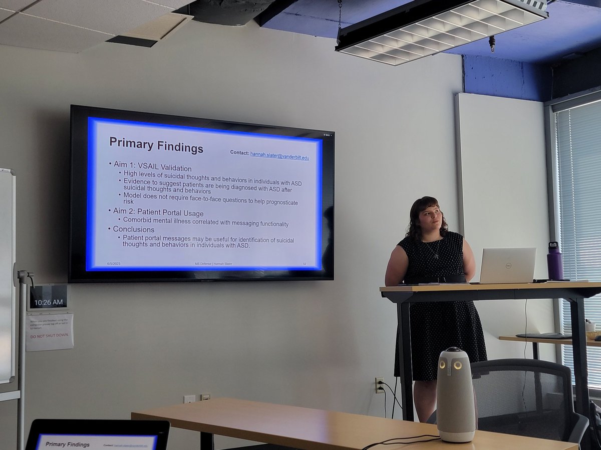 Great work defending your MS, <a href="/realHSlater/">Hannah Slater</a>!