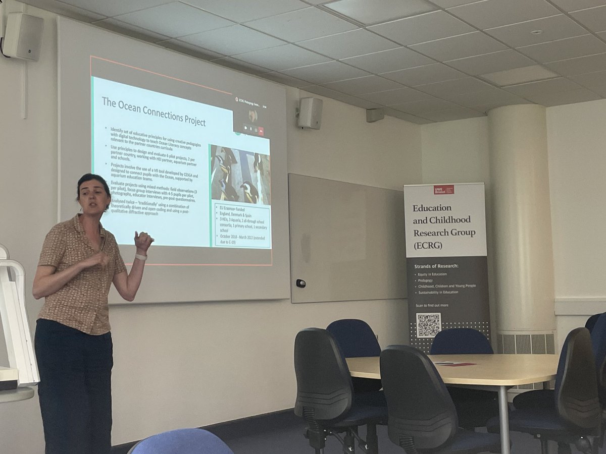 UWE_Education's tweet photo. Massive thank you to @MAHardman & Dr Lindsay Hetherington for taking time out of your busy schedules to join us this afternoon! Such an though provoking session thats sparked lots of discussion and ideas! ๐ฃ๏ธ๐ก#TheoryIntoPractice #Pedagogy #ECRG https://t.co/XouEzKUZVG