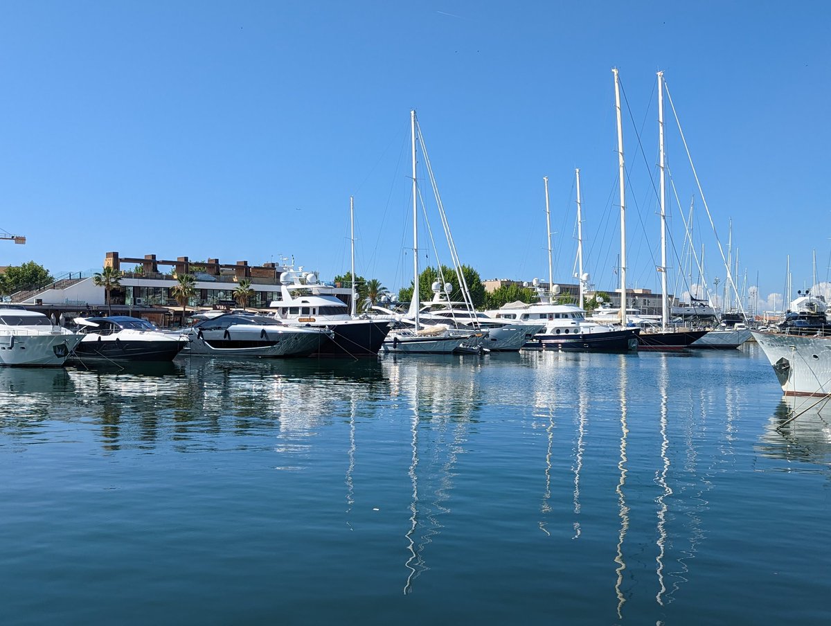 Hola Mallorca! I'm working on a plan to acquire a yacht while also enjoying seeing old friends and great science at #ASLO23 #ASLO2023 #WhichHashtagIsIt