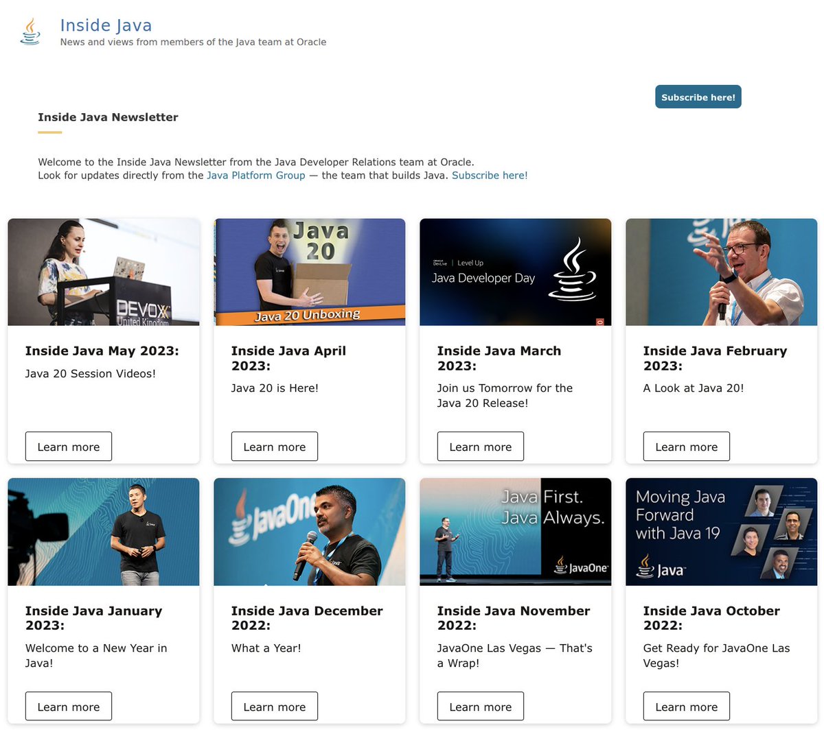 Sharat_Chander's tweet image. Happy Monday, #Java Developers!

If you&apos;re not already subscribed, sign up for the #InsideJava Newsletter. Thx to Editor-in-Chief, @jimgris for continuing to grow readership!

go.oracle.com/LP=136406