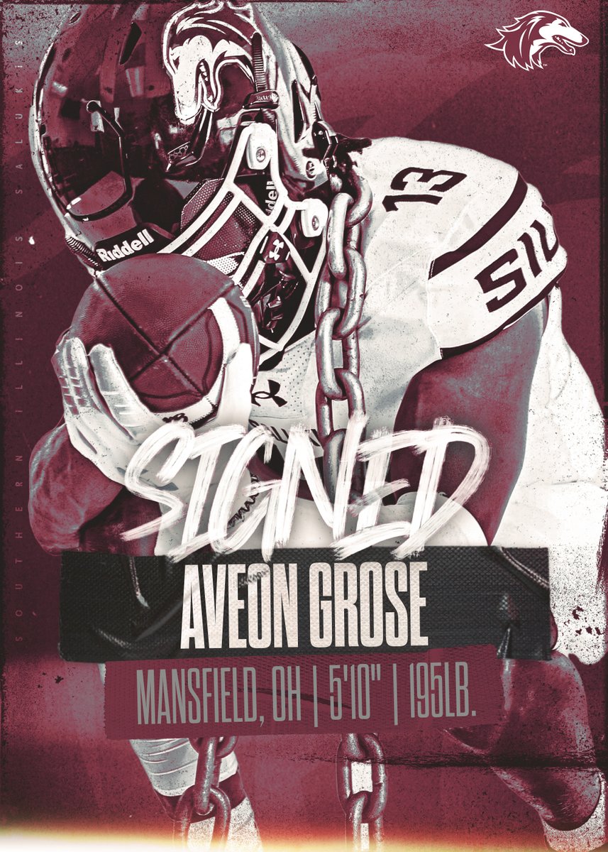 Saluki Football (@siu_football) on Twitter photo Please welcome Charlotte transfer <a href="/AveonGrose/">Aveon Grose</a> — started 4 games at safety as a true freshman for the 49ers last season.
MORE >> bit.ly/42oELLp Please welcome Charlotte transfer <a href="/AveonGrose/">Aveon Grose</a> — started 4 games at safety as a true freshman for the 49ers last season.
MORE >> bit.ly/42oELLp