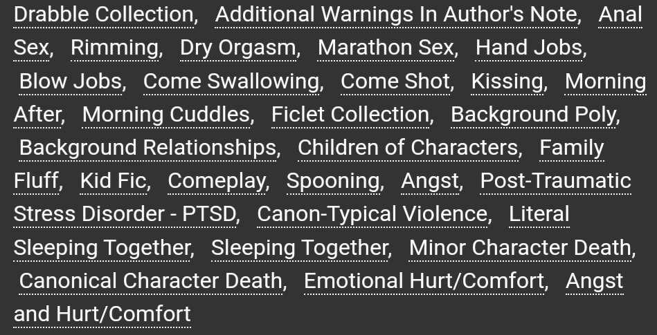 CeasefireFanfic's tweet photo. [Edmond's Gratitude Ch. 6: Release]
Chapter Rating: SFW 
Eiden/Edmond
Multi-chapter (drabble collection)
📖https://t.co/Fi5Ee33rjh

Warnings and tags for the whole fic are in the image below.

#nucarnival #EiEd #Edmonday https://t.co/VY4p8hR8wx