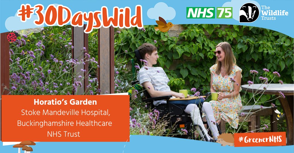🌺🐝🌿 Day 6⃣ of #30DaysWild! @HoratiosGarden at Stoke Mandeville Hospital is beautiful and accessible sanctuary which provides patients and their loved ones with a place for reflection, adjustment and retreat. horatiosgarden.org.uk/the-gardens/ho… #GreenerNHS @BucksHealthcare