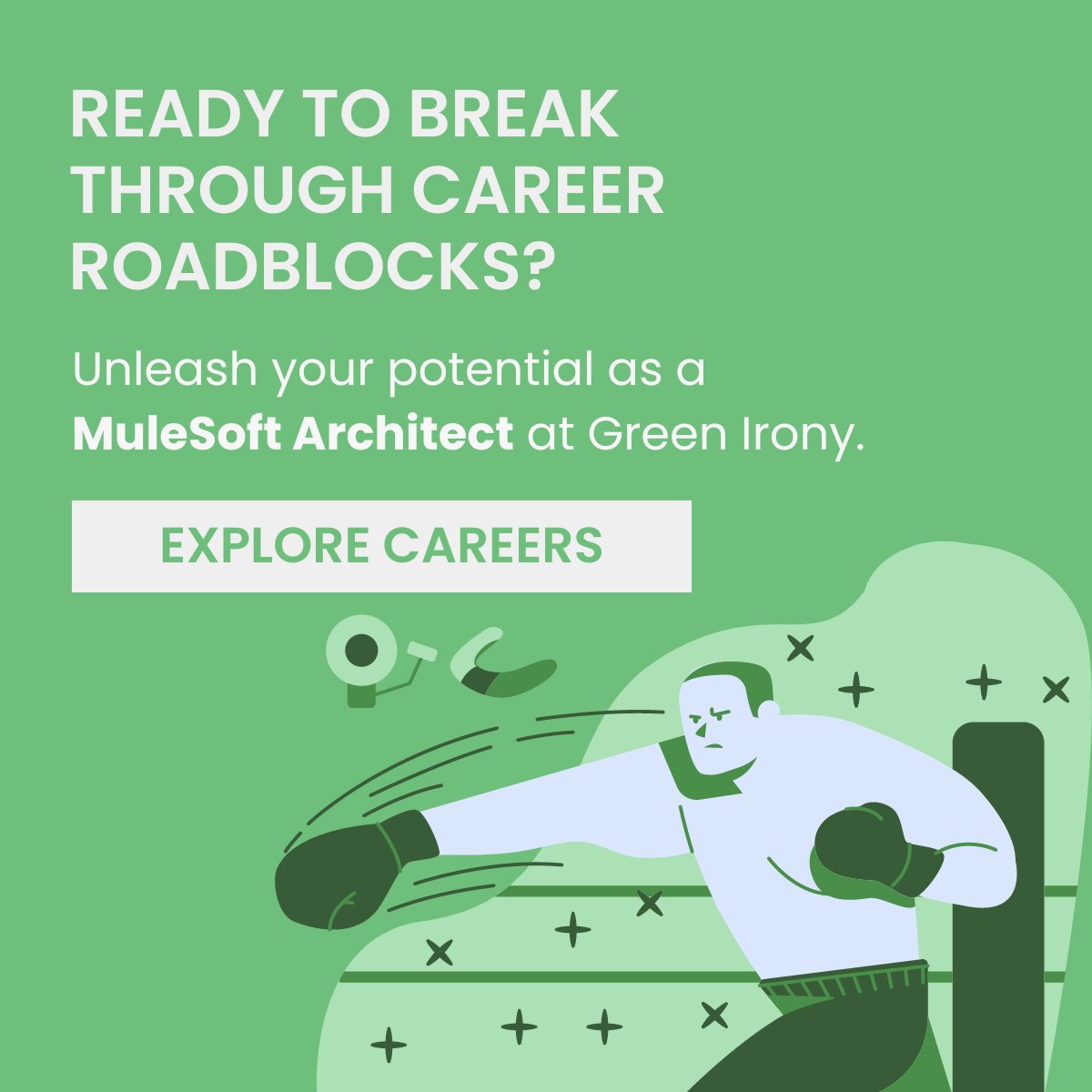 greenirony's tweet image. 🥊 Breakthrough career roadblocks and thrive as a MuleSoft Architect! 🥊

At Green Irony, we&apos;re offering growth opportunities that will propel your career to new heights. Join our team and leave limited growth behind.

hubs.li/Q01ShwqV0 

 #MuleSoftArchitect #CareerGrowth