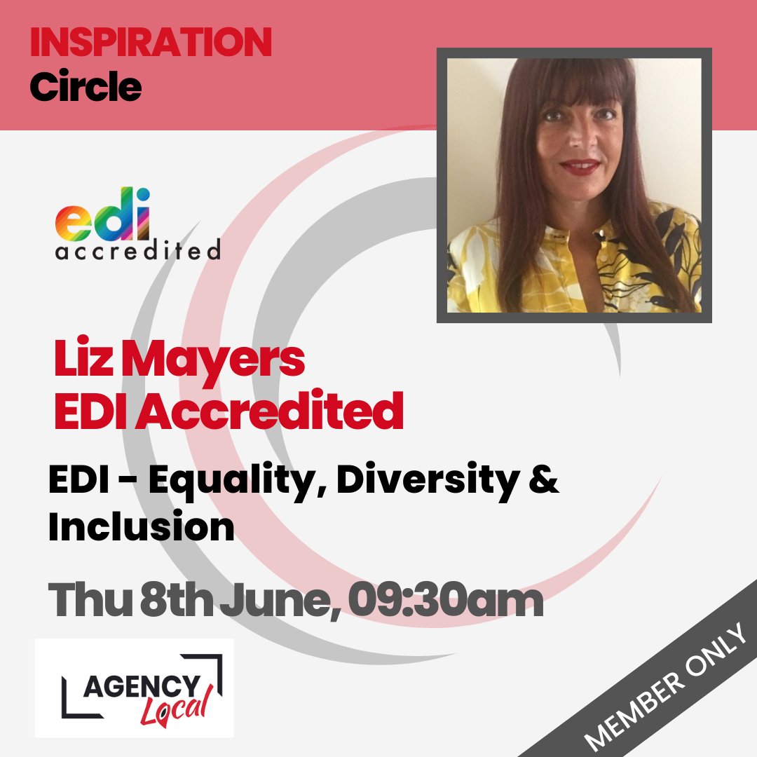 In this months Inspiration Circle, we will be reviewing the benefits of having a solid EDI policy and how it can benefit your business and, most importantly, the people within it. You can register for the event in the member portal