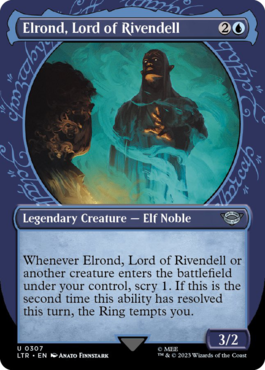 A simple uncommon that can scry and trigger those synergies quite well for Elrond. More previews at mtgpreviews.com #MTGxLOTR

Source: x.com/ScrybabiesMTG/…
🎨: <a href="/Artofryanyee/">Ryan Yee</a>,<a href="/AFinnstark/">Anato Finnstark 𒉭 NSFW ACCOUNT 🔞</a>