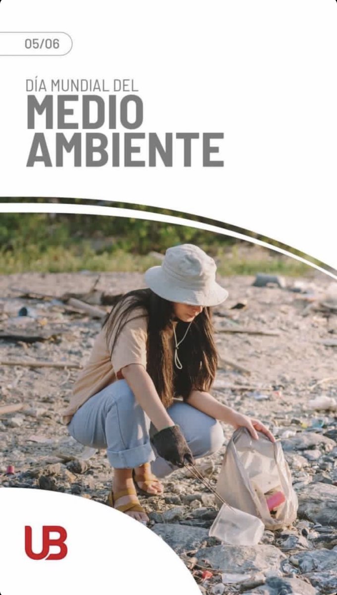 DÍA MUNDIAL DEL MEDIOAMBIENTE 🌎

<a href="/ubeduar/">Universidad de Belgrano</a> / IG @rrppycomub

#medioambiente #universidaddebelgrano #relacionespúblicas #comunicación #argentina