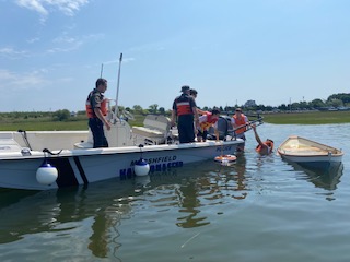 HIGHLIGHTS FROM FRIDAYS BOAT LAUNCH - THANK YOU TO OUR HARBOR MASTER FOR ASSISTING OUR STUDENTS WHO "TRIED TO CHANGE ROWING PLACES IN THE MIDDLE OF THE WATER". #TOOFUNNY #WeRMarshfield
