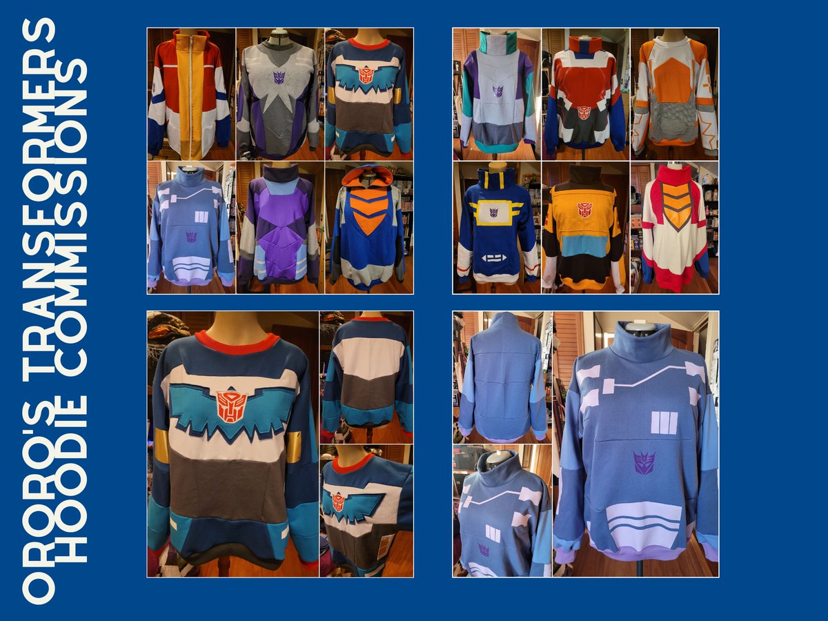 ★TRANSFORMERS HOODIES★

As promised I'm opening pre-orders again! 
Remember friends:

☆ Limited slots.
☆ 1 hoodie per order.
☆ I will close the pre-orders on June 12 or when all slots are filled!

Just dm me if you are interested!!

Rts and likes are appreciated!!