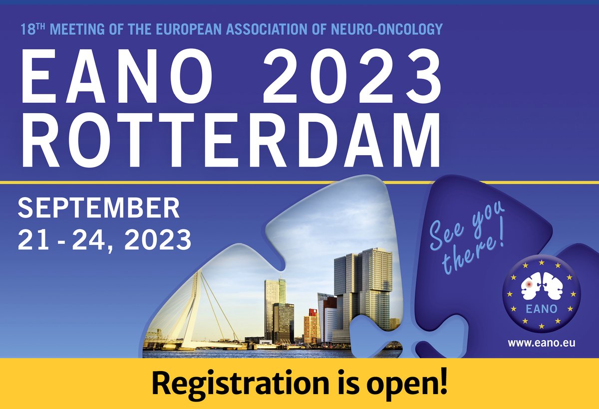 Have you heard? Registration for #EANO2023, taking place Sept 21-24 in Rotterdam (NL) is open! Don’t miss out on this fantastic experience to meet experts in the field of #NeuroOncology. Early Bird fees available until July 6. eano.eu/eano2023/regis…
<a href="/OncoAlert/">OncoAlert</a> <a href="/theIBTA/">IBTA</a> #btsm