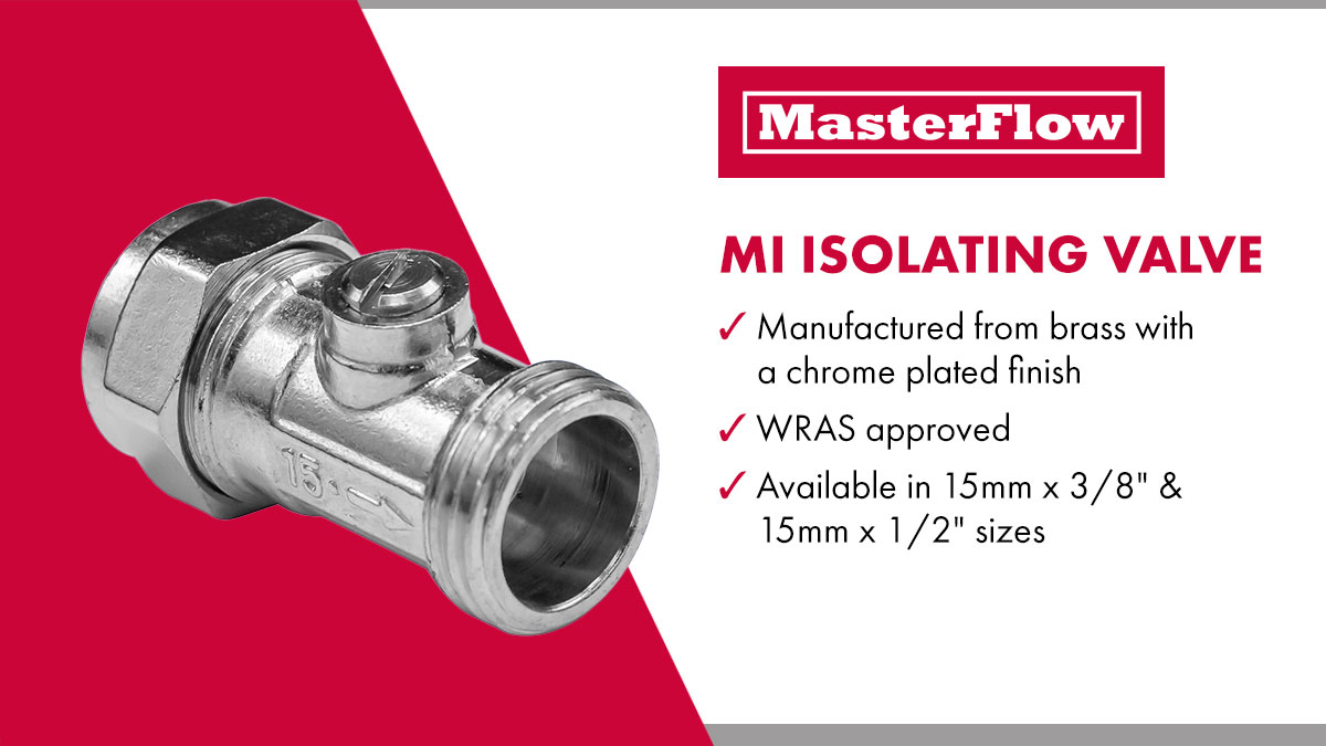 MasterFlow_UK's tweet photo. #Isolationvalves are great additions to water systems, especially where there is a need to regulate the flow. MasterFlow offers a selection of #WRASapproved light and heavy pattern valves in standard and chrome finishes https://t.co/9bSRgB0Vc0 https://t.co/YgE362wJAF