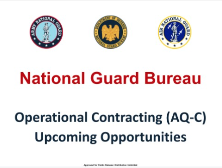 Attention Small Business #governmentcontracting
Tips from @neilmcdonnell 
✅ Agency Spend Overview 
✅ Org Charts 
✅ Points of Contact 
✅ Contract Opportunities 
#NationalGuardBureau
@Army @NationalGuard 
@AirNatlGuard
@DLAMIL