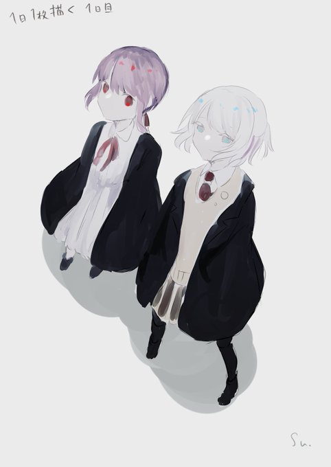 「2others red eyes」 illustration images(Latest)